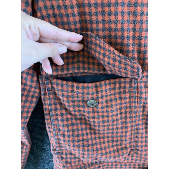 Faherty Women’s Jacket Wool Blend Corduroy Plaid Size Small - Picture 6 of 14